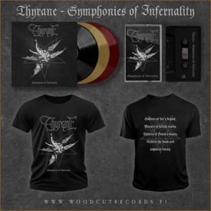 Thyrane – Black Harmony + Symphonies of Infernality LP (Coloured) + Shirts Bundles